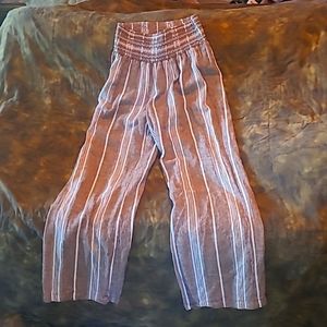 Rewash size medium linen rose,sage and cream palazzo pant